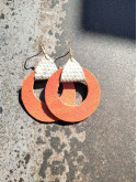 Boucles d'oreilles en cuir
