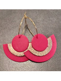 Boucles d'oreilles en cuir