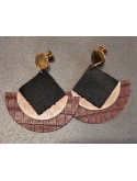 Boucles d'oreilles en cuir