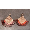 Boucles d'oreilles en cuir