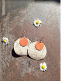 Boucles d'oreilles en cuir
