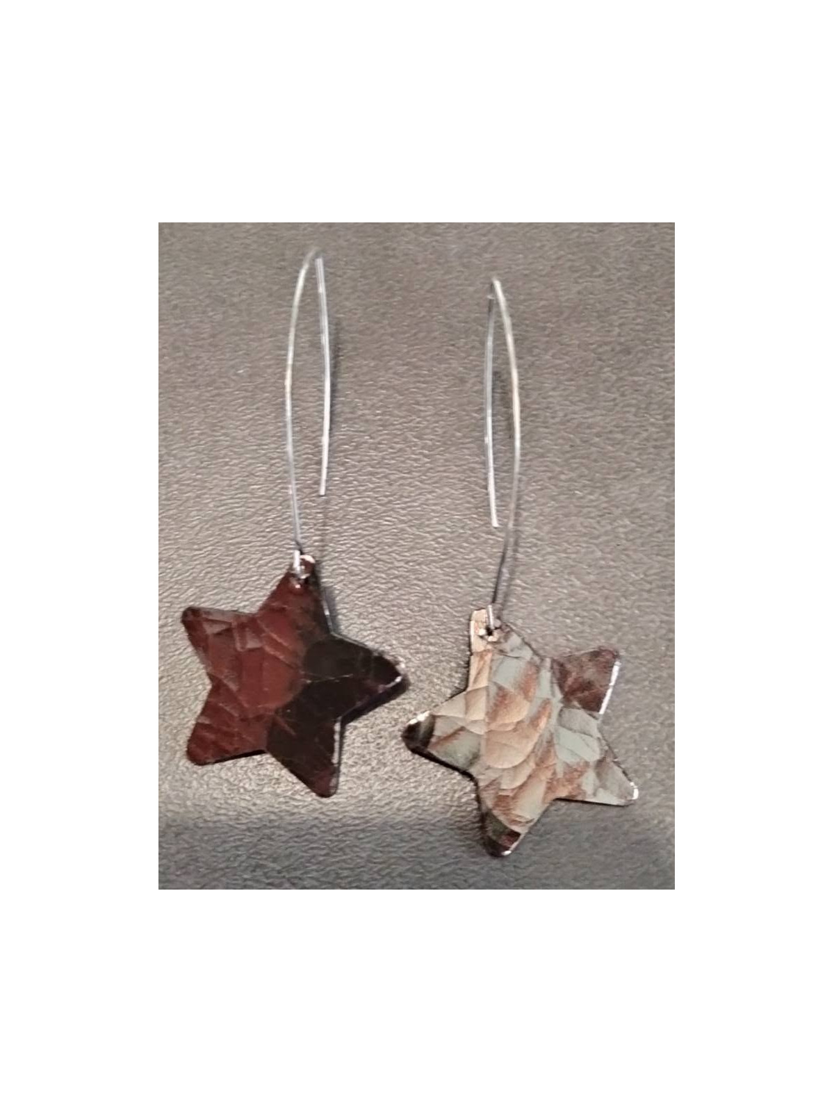 Boucles d'oreilles en cuir