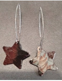 Boucles d'oreilles en cuir