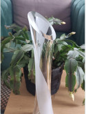 Vase Soliflore Breton Triskel Gravé | Artisanat Verre Sablage | Algan de Lux