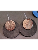 Boucles d'oreilles en cuir