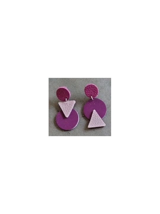 Boucles d'oreilles asymétriques
