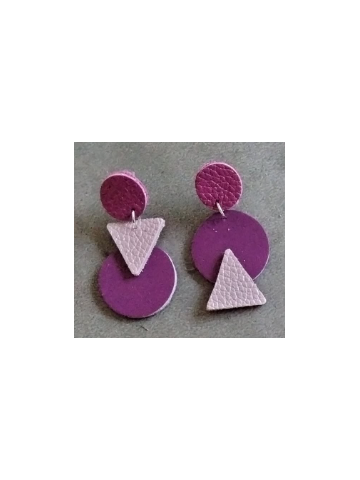 Boucles d'oreilles asymétriques