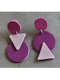 Boucles d'oreilles asymétriques