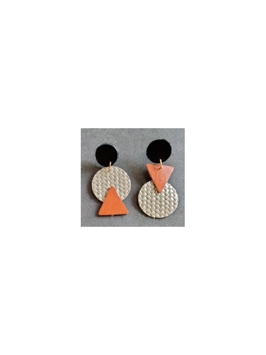Boucles d'oreilles asymétriques