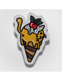 chat en cornet de glace