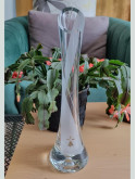 Vase Soliflore Breton Triskel Gravé | Artisanat Verre Sablage | Algan de Lux