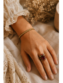 Bracelet femme strass dorés – Bijou bohème chic élégant