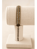 Bracelet femme strass dorés – Bijou bohème chic élégant