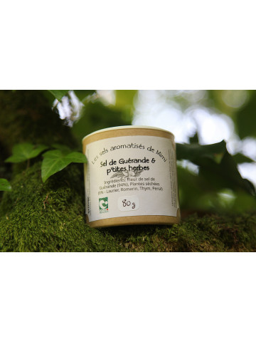 Sel de Guérande aromatisé aux plantes - 80g