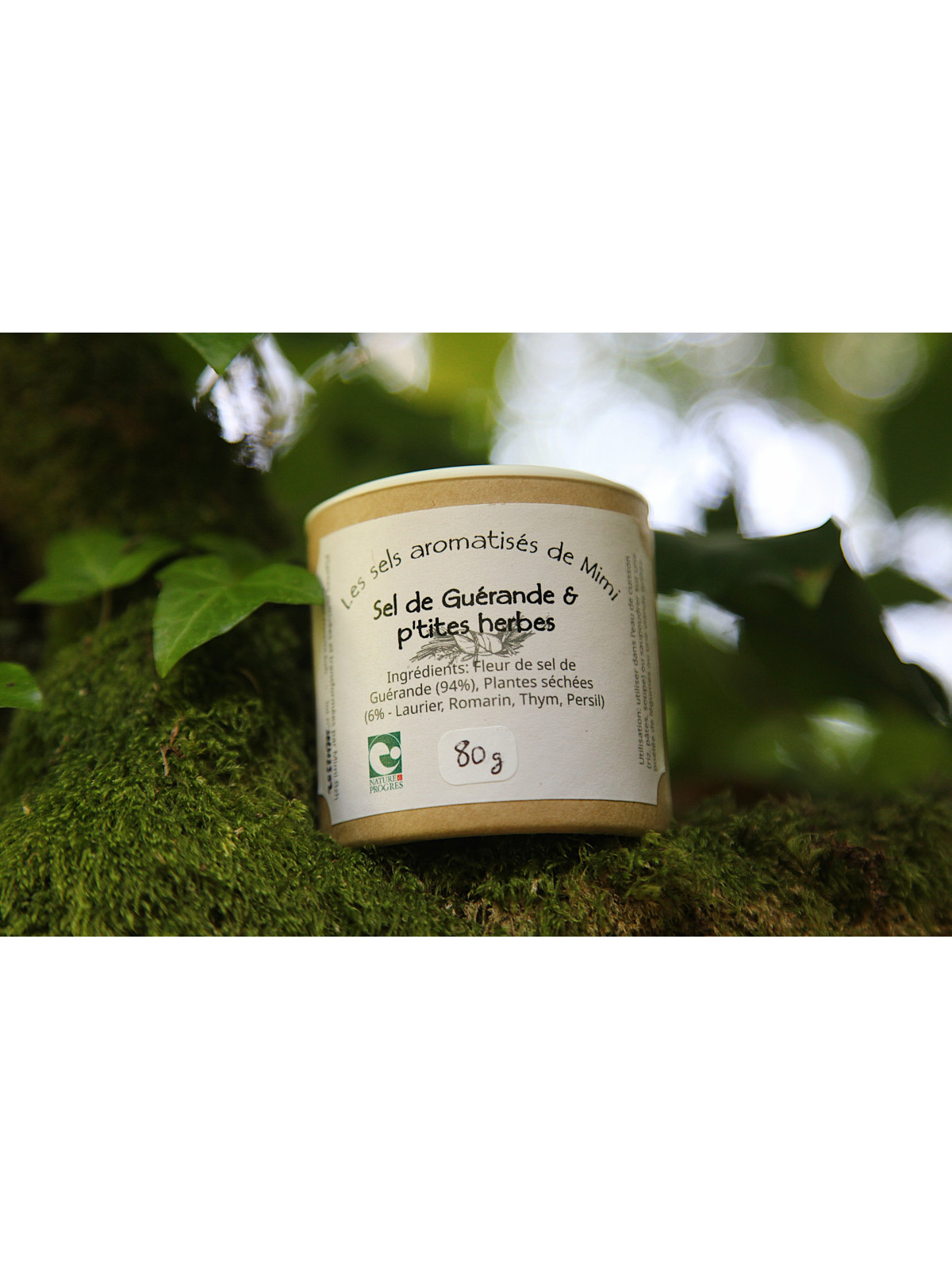Sel de Guérande aromatisé aux plantes - 80g