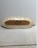 Vide-poche plume marbré beige