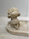 Figurine fillette bouquet