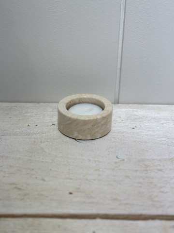 Bougeoir chauffe plat beige 