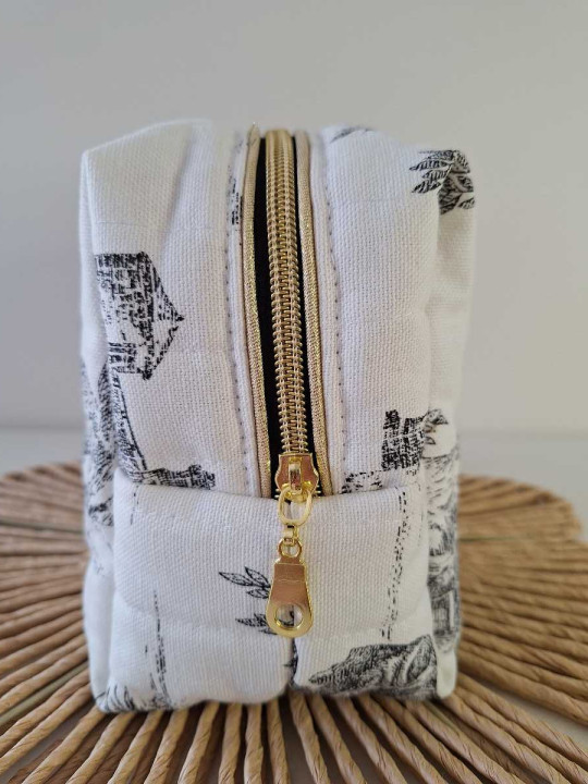 trousse de toilette à compartiments