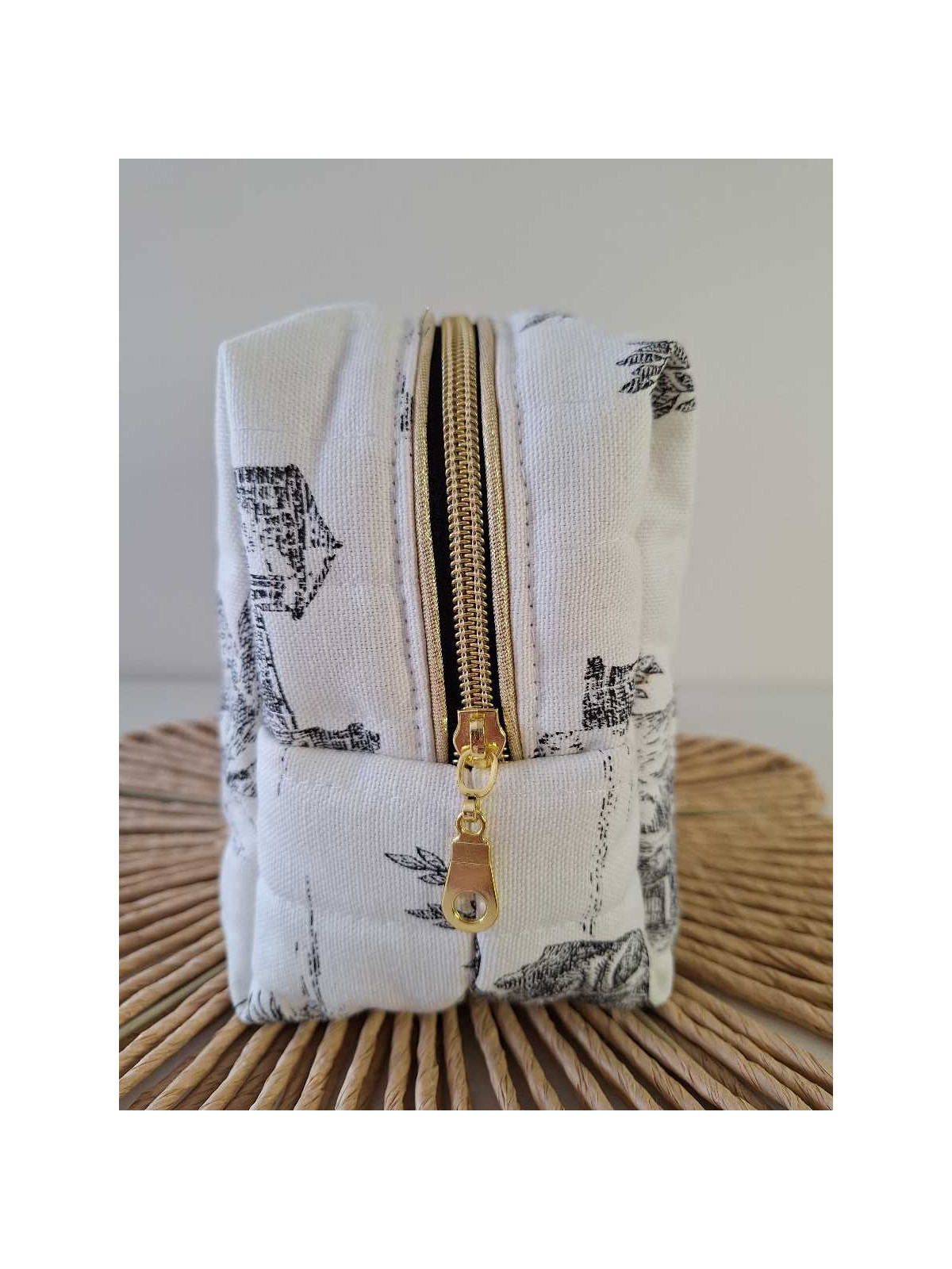 trousse de toilette à compartiments