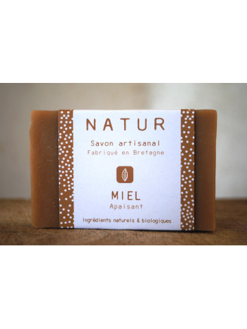 Savon au miel bio sans huile essentielle