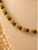 Collier en boutons de djellaba marocains - collier doré bohème chic 