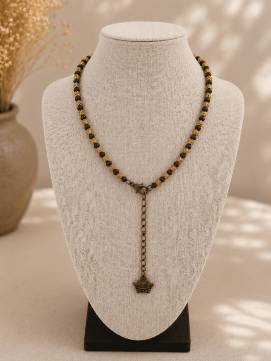 Collier en boutons de djellaba marocains - collier doré bohème chic 