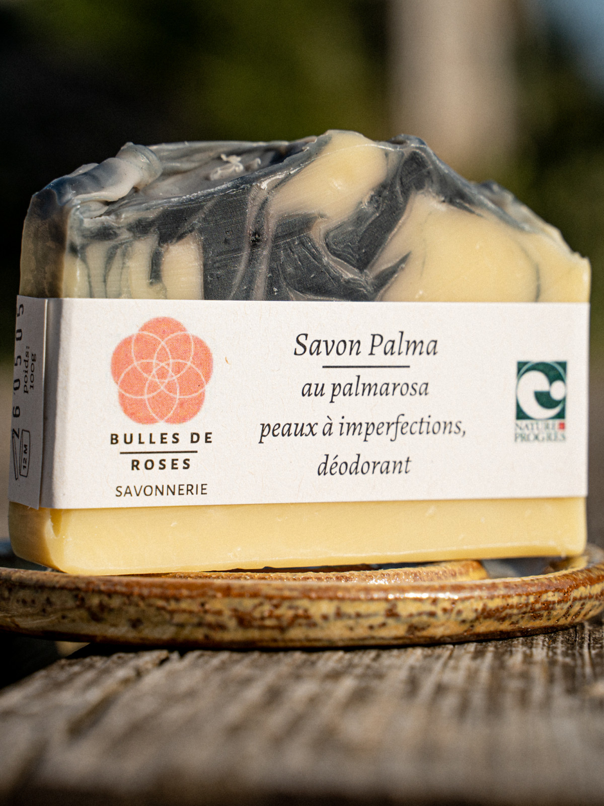 Savon palmarosa deodorant peau imperfection