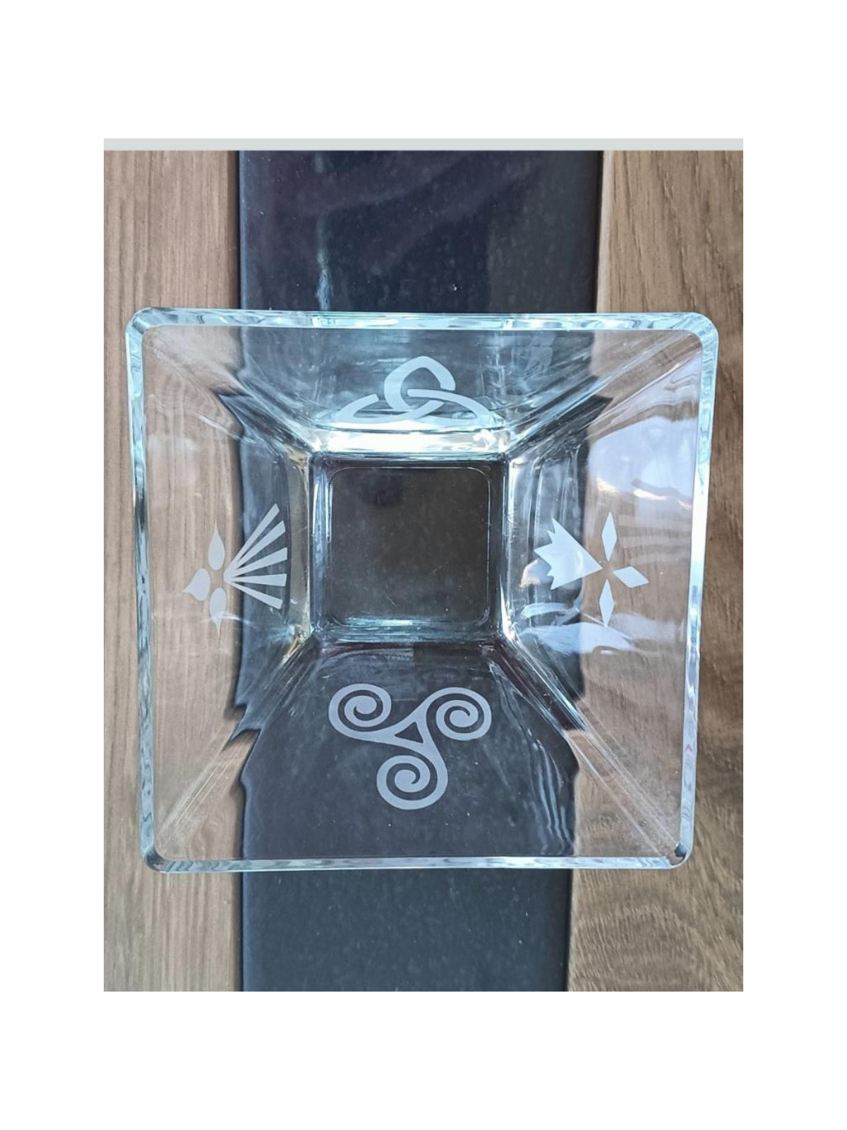 Coupelles Bretonnes Gravées Lot de 3 | Hermine Triskel Cadeau Artisanal