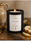 Pomme au Four - Bougie parfumée artisanale fabriquée en Bretagne