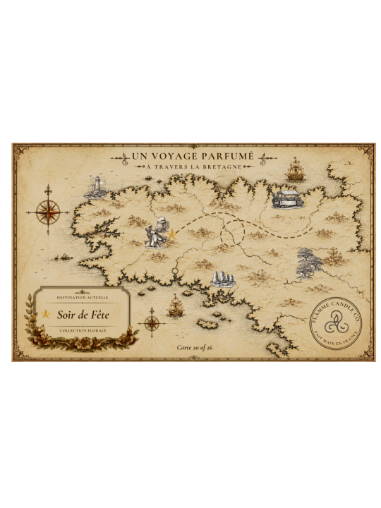 Soir de Fête - Bougie parfumée artisanale fabriquée en Bretagne
