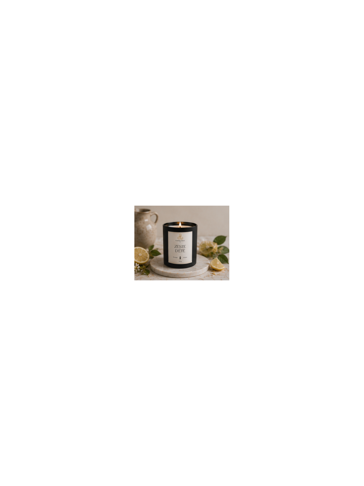 Zeste d'Été - Bougie parfumée artisanale fabriquée en Bretagne