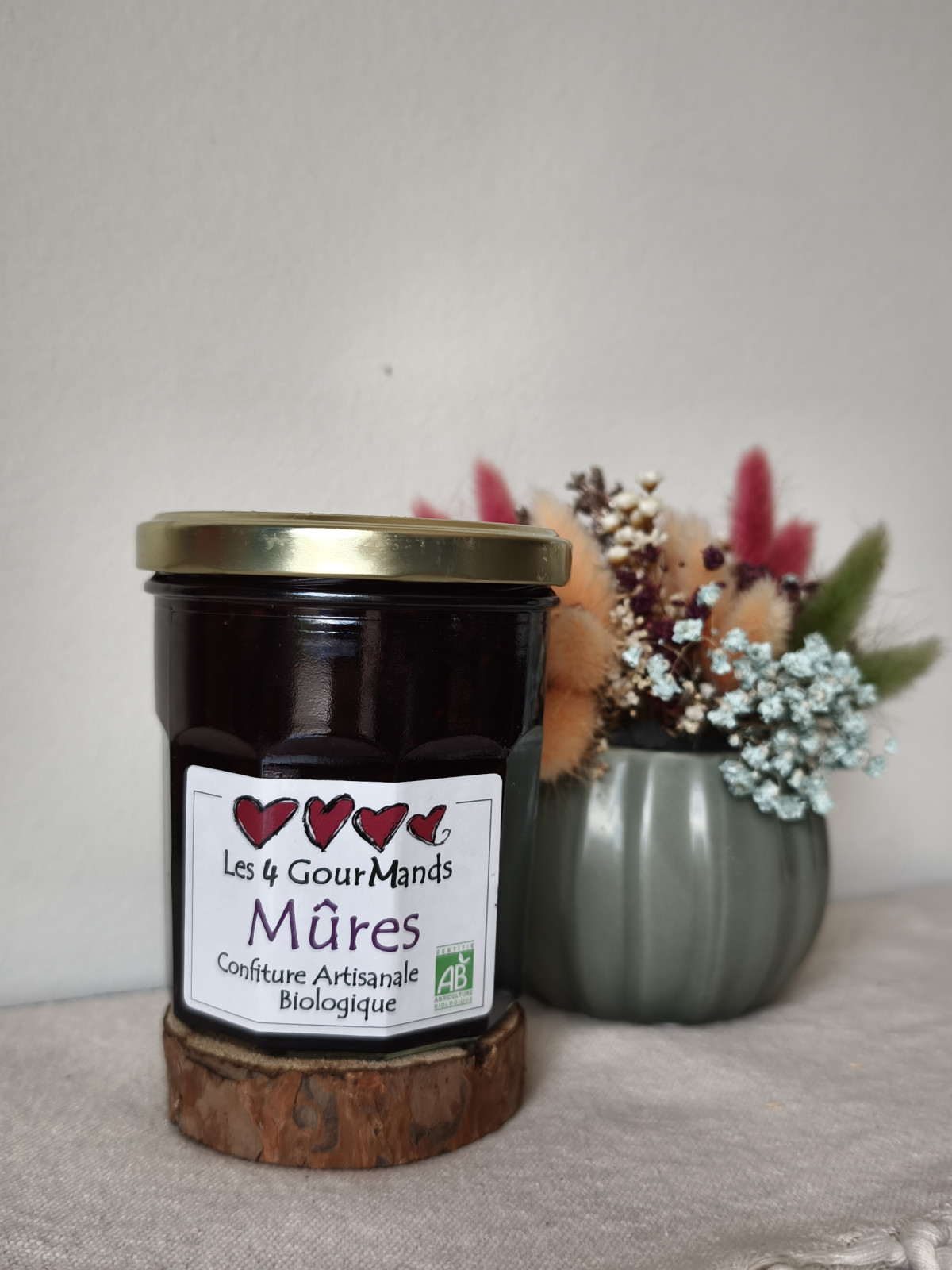 Confiture de mûres bio & artisanale