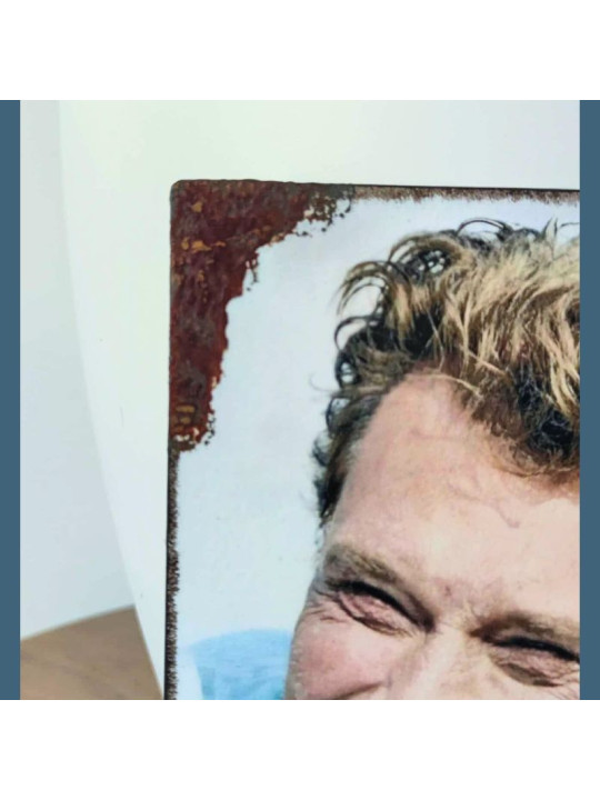 Plaque décoration Johnny Hallyday - idée cadeau pour les vrais fans