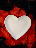 Coeur en plâtre à peindre