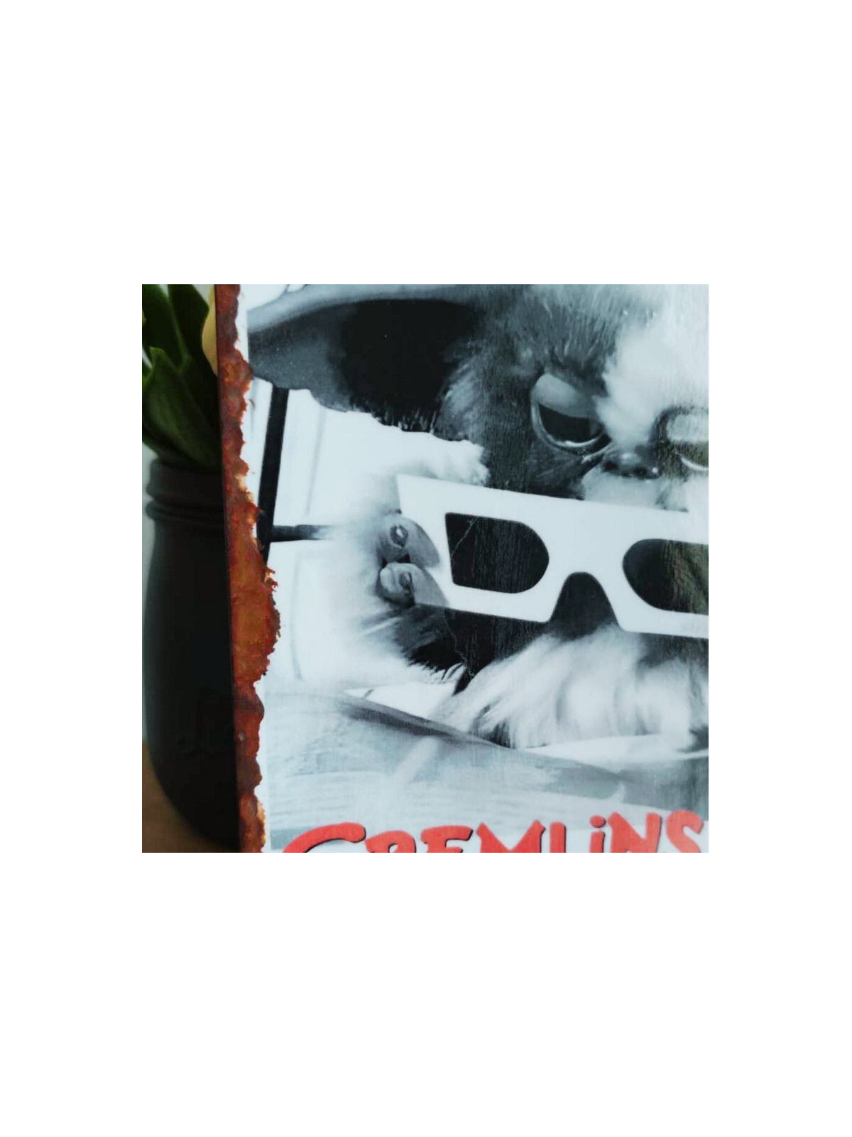 Plaque Déco Gremlins - Guizmo à Lunettes