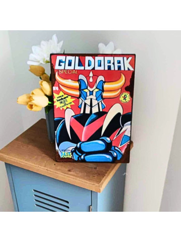 Plaque décoration Goldorak
