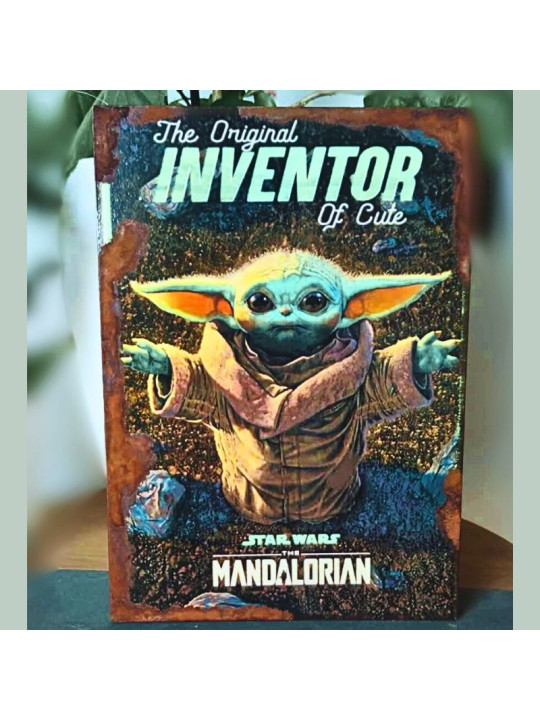 Plaque Déco - Star wars Yoda
