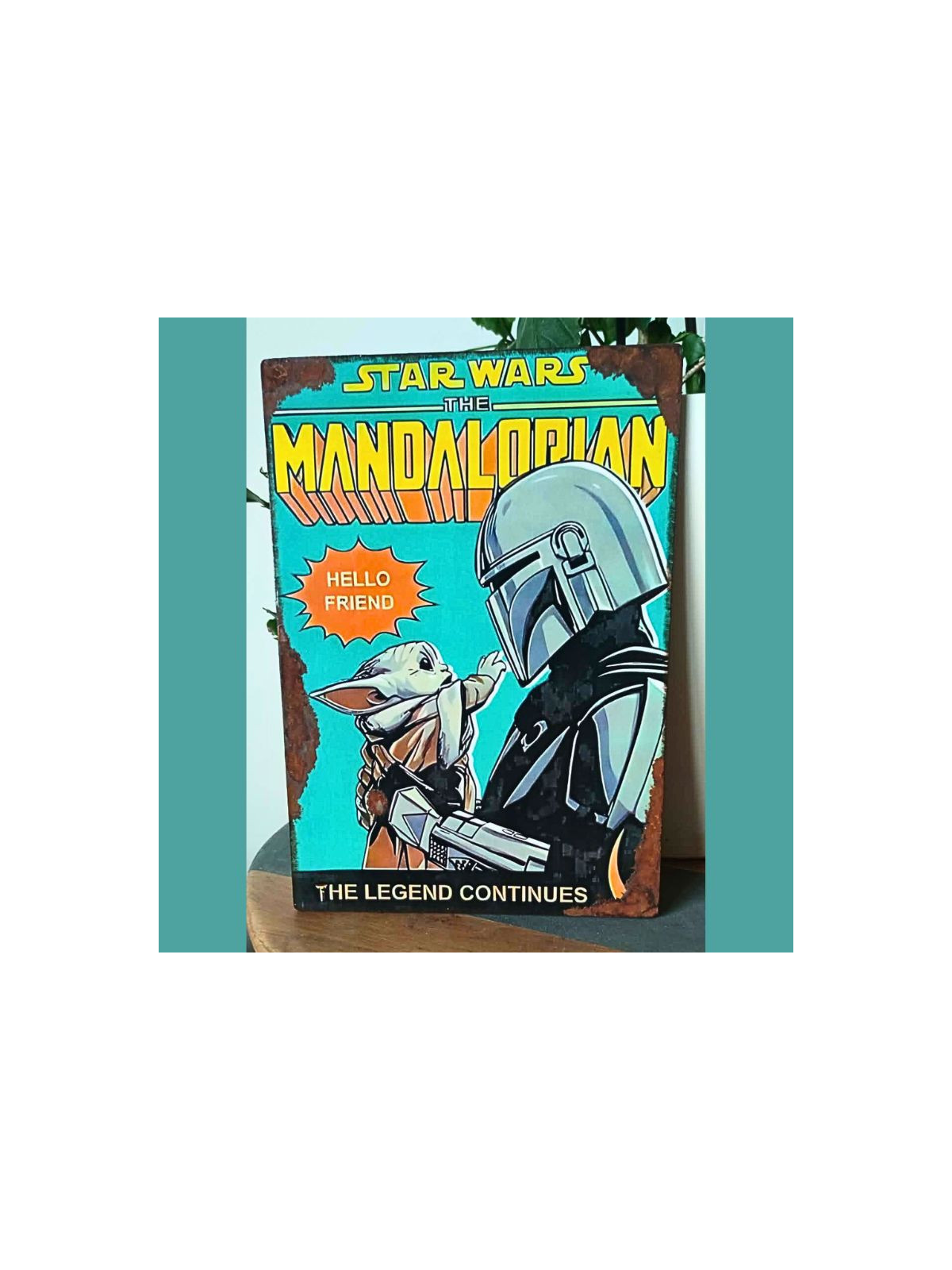 Plaque Décoration Starwars the Mandalorian