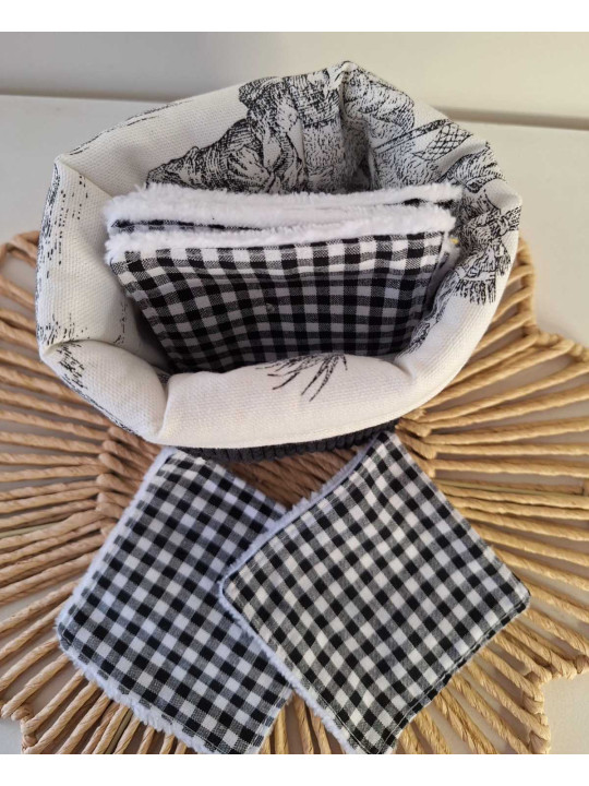 Panier de 7 lingettes