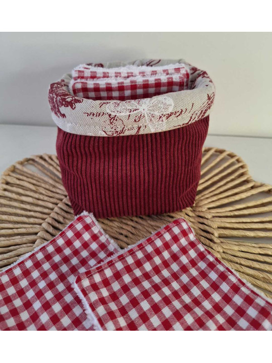 Panier de 7 lingettes