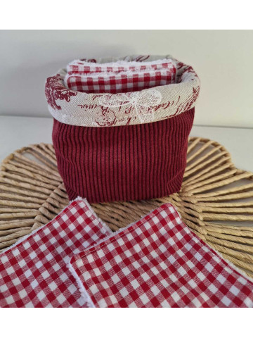 Panier de 7 lingettes