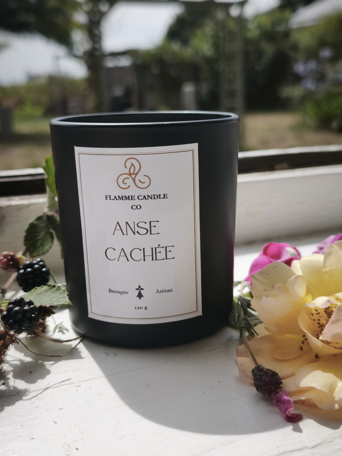 Anse Cachée - Bougie parfumée artisanale fabriquée en Bretagne
