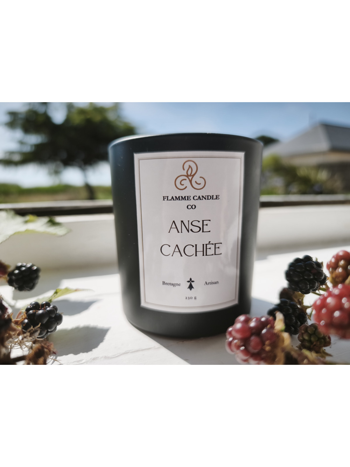 Anse Cachée - Bougie parfumée artisanale fabriquée en Bretagne