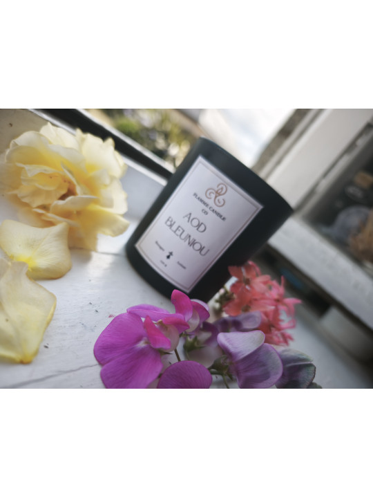 Aod Bleuniou - Bougie parfumée artisanale fabriquée en Bretagne