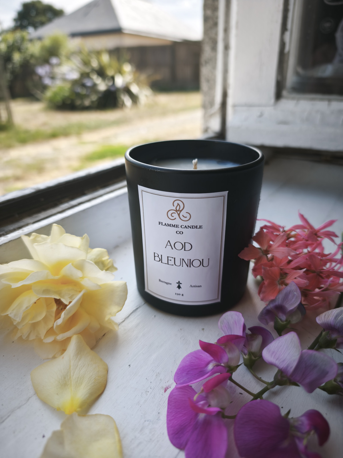 Aod Bleuniou - Bougie parfumée artisanale fabriquée en Bretagne