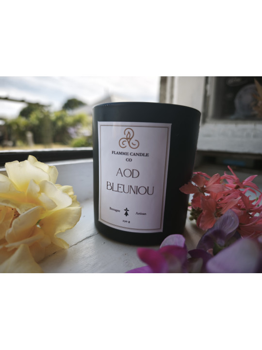 Aod Bleuniou - Bougie parfumée artisanale fabriquée en Bretagne