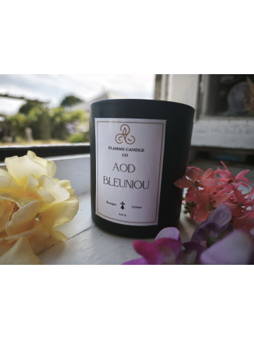 Aod Bleuniou - Bougie parfumée artisanale fabriquée en Bretagne