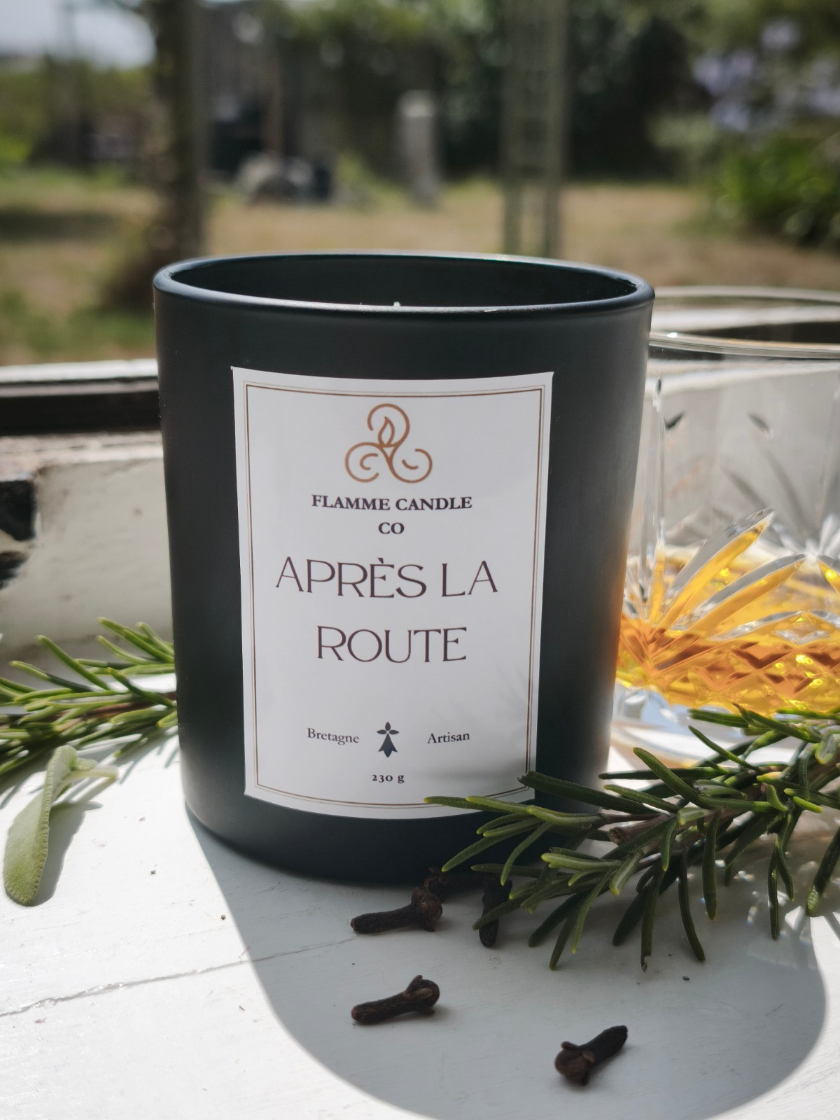 Après la Route - Bougie parfumée artisanale fabriquée en Bretagne