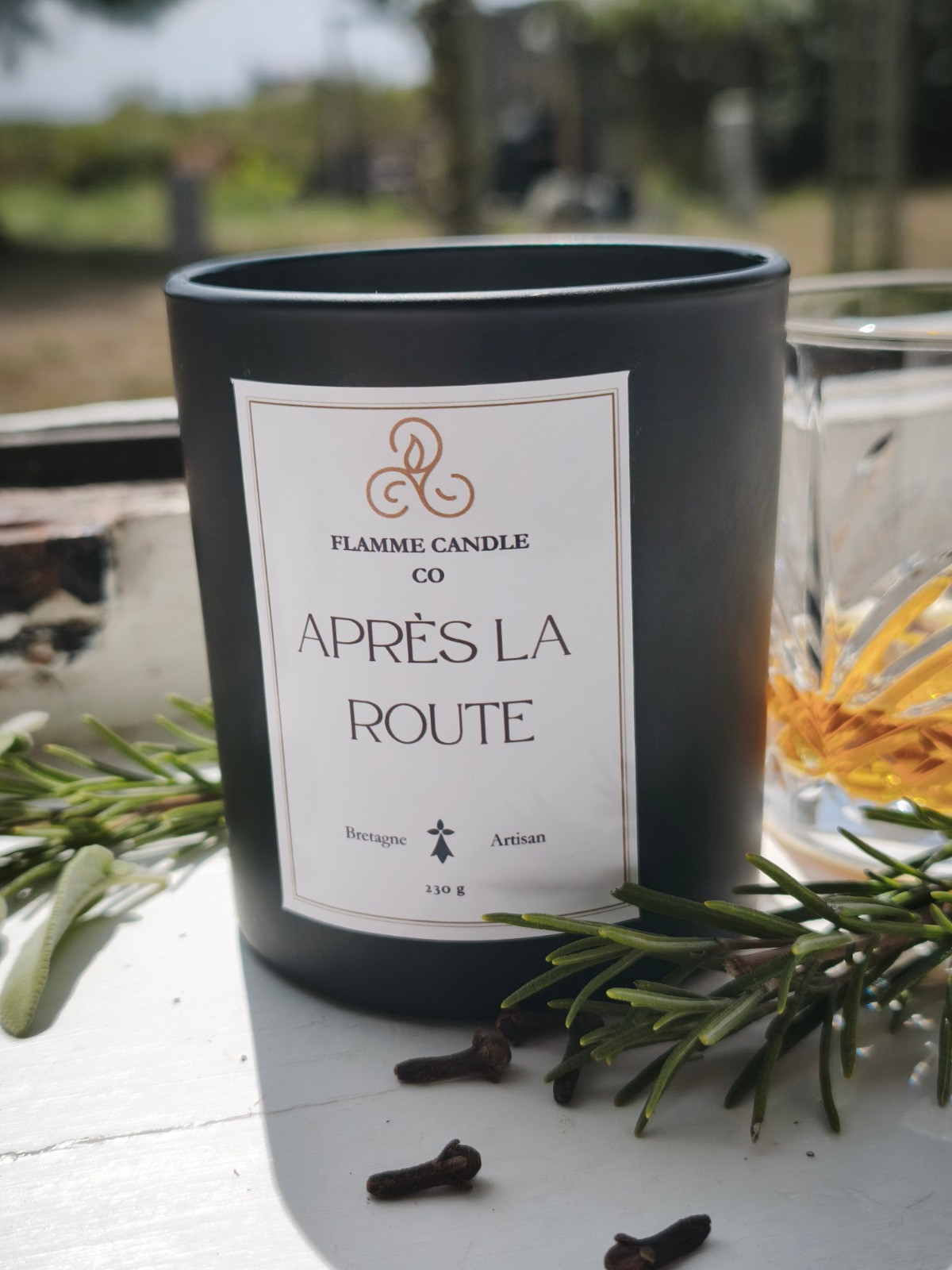 Après la Route - Bougie parfumée artisanale fabriquée en Bretagne